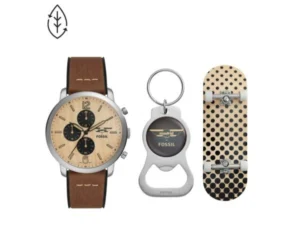 Fossil Neutra x Madrid LE1149SET Chronograph Men Dual Tone Dial + Accessories LIMITED EDITION