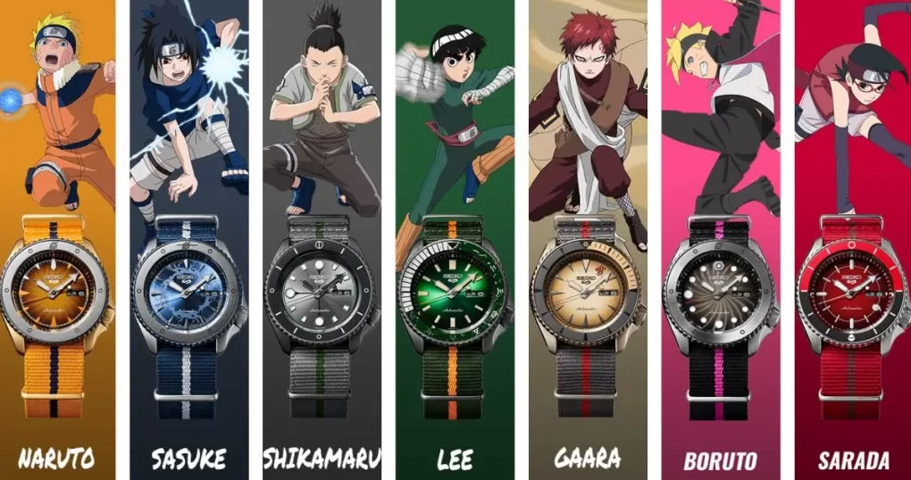 Barang Panas! Ini 7 Seri Seiko 5 Naruto dan Boruto