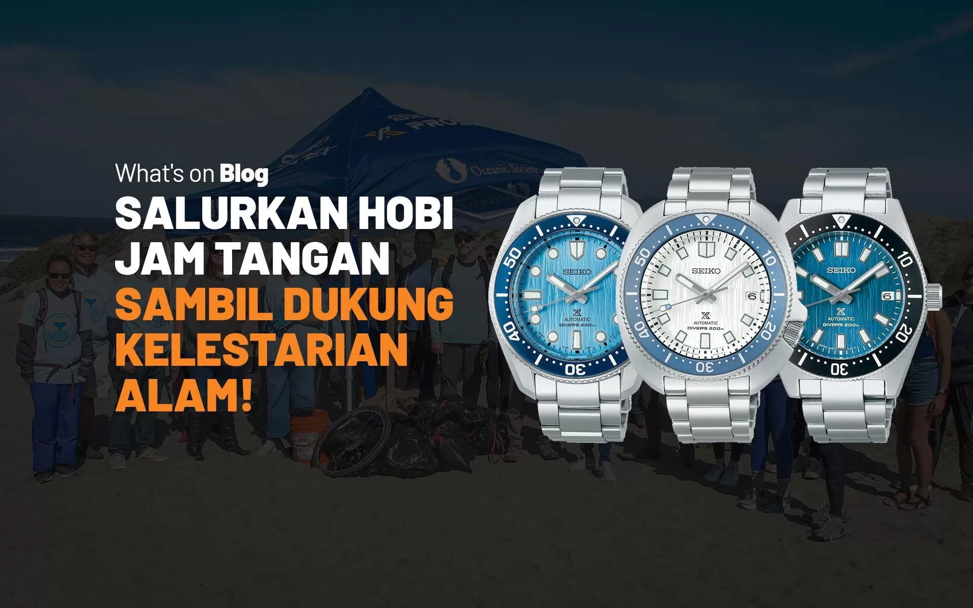 Seiko Prospex Save the Ocean Special Edition Diluncurkan Untuk Dukung Pelestarian Ekosistem Laut