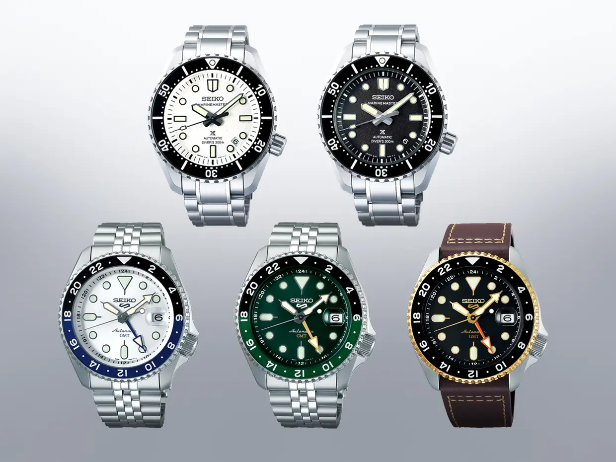 Seiko Prospex Marinemaster 300 dan Seiko 5 Sports SKX GMT Terbaru Dirilis Global