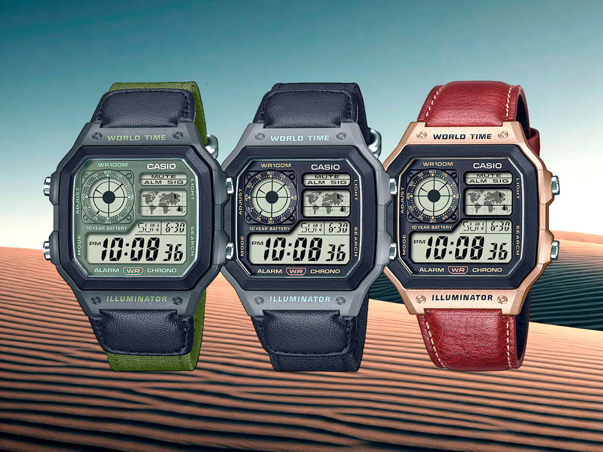 Casio Royale AE-1200WHUB Baru Dirilis, Kini Hadir Dengan Leather Strap