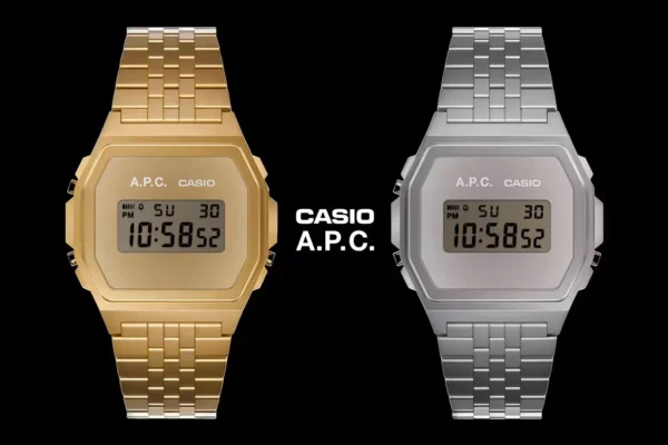 Casio x A.P.C. Hadirkan Jam Tangan Bergaya Vintage Digital A1000 Limited Edition