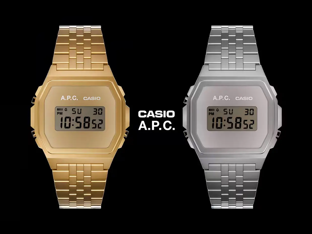 Casio x A.P.C. Hadirkan Jam Tangan Bergaya Vintage Digital A1000 Limited Edition