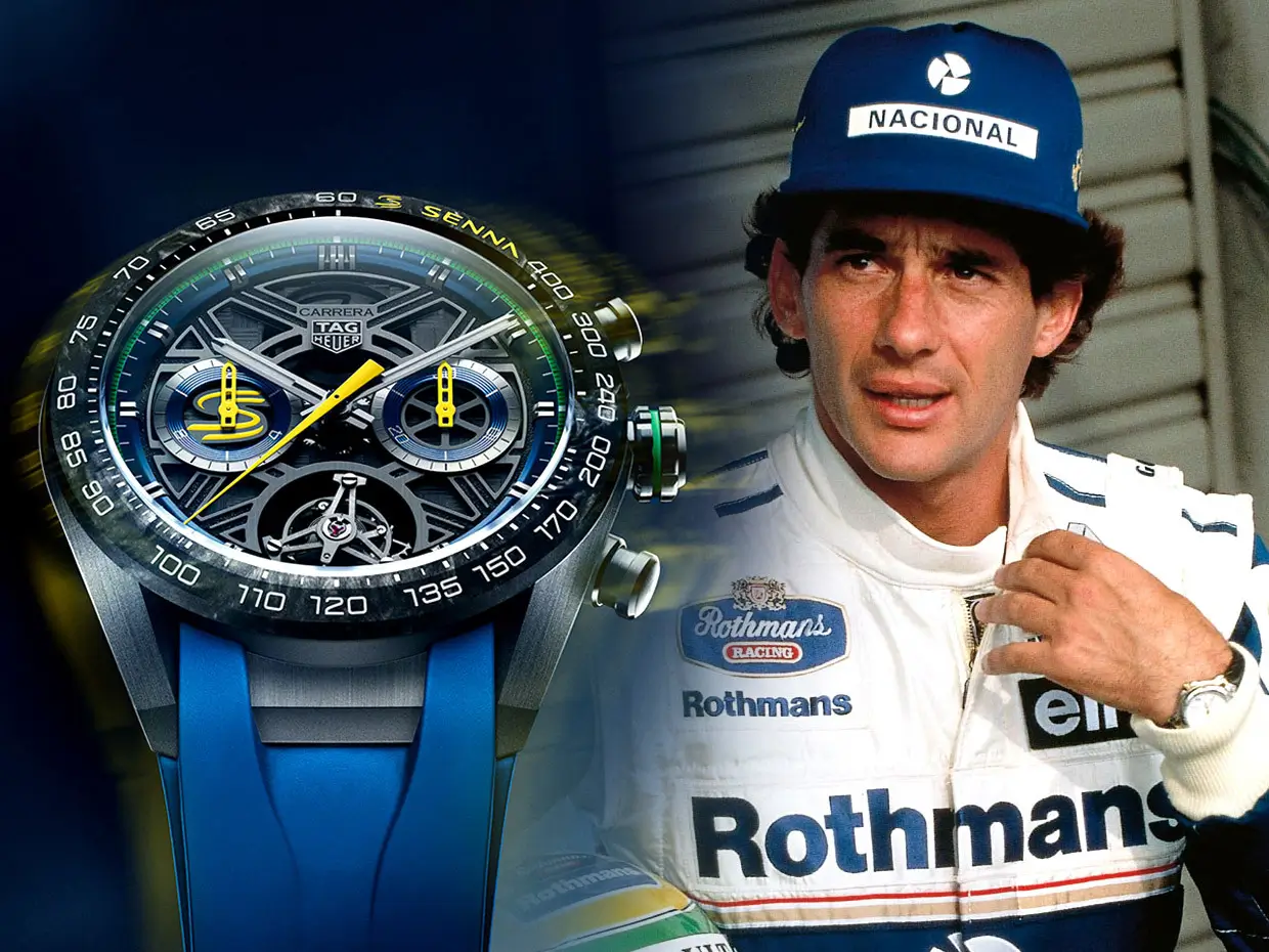 Hormati Legenda F1 Ayrton Senna, TAG Heuer Rilis Carrera Chronograph Tourbillon x Senna