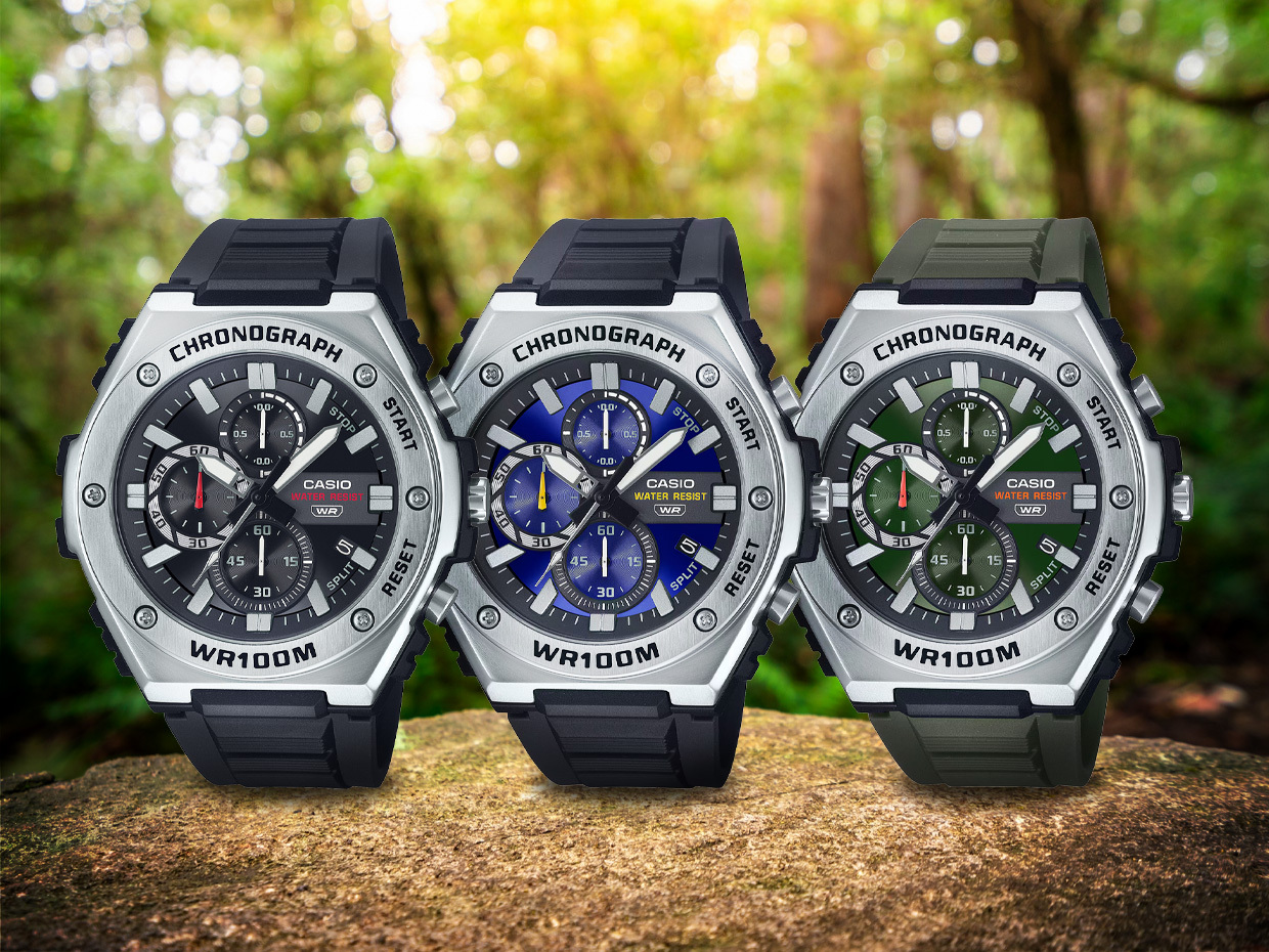 Casio Baru Merilis MWA-300H Series, Tampil Fresh dengan Analog Chronograph