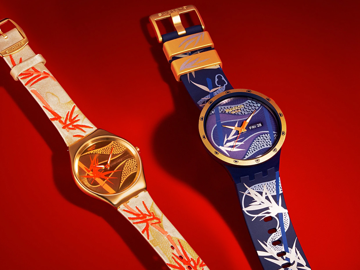 Sambut Tahun Baru Imlek 2025, Swatch Rilis Dua Jam Tangan Years of The Snake Collection