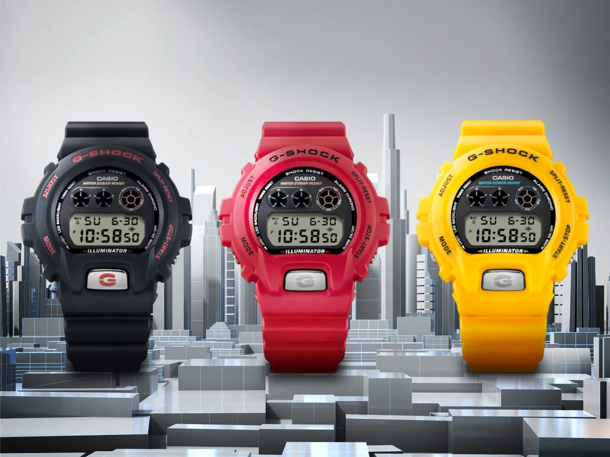 Casio Rilis Jam Tangan G-Shock DW-6900TR 30th Anniversary Series dengan 3 Warna Klasik