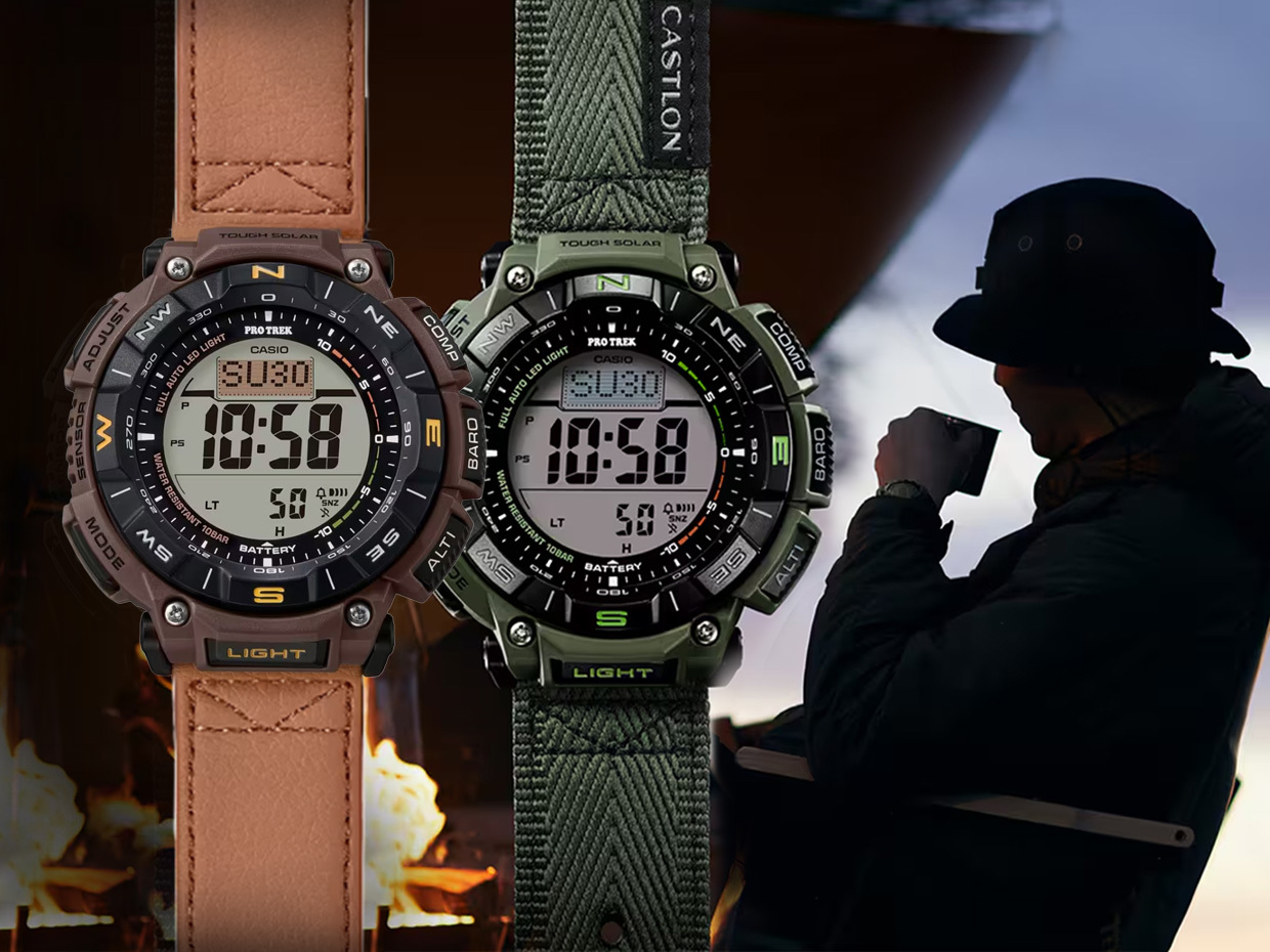 Casio Rilis Jam Tangan ProTrek PRG-340 Terbaru dengan Strap CASTLON Tahan Api