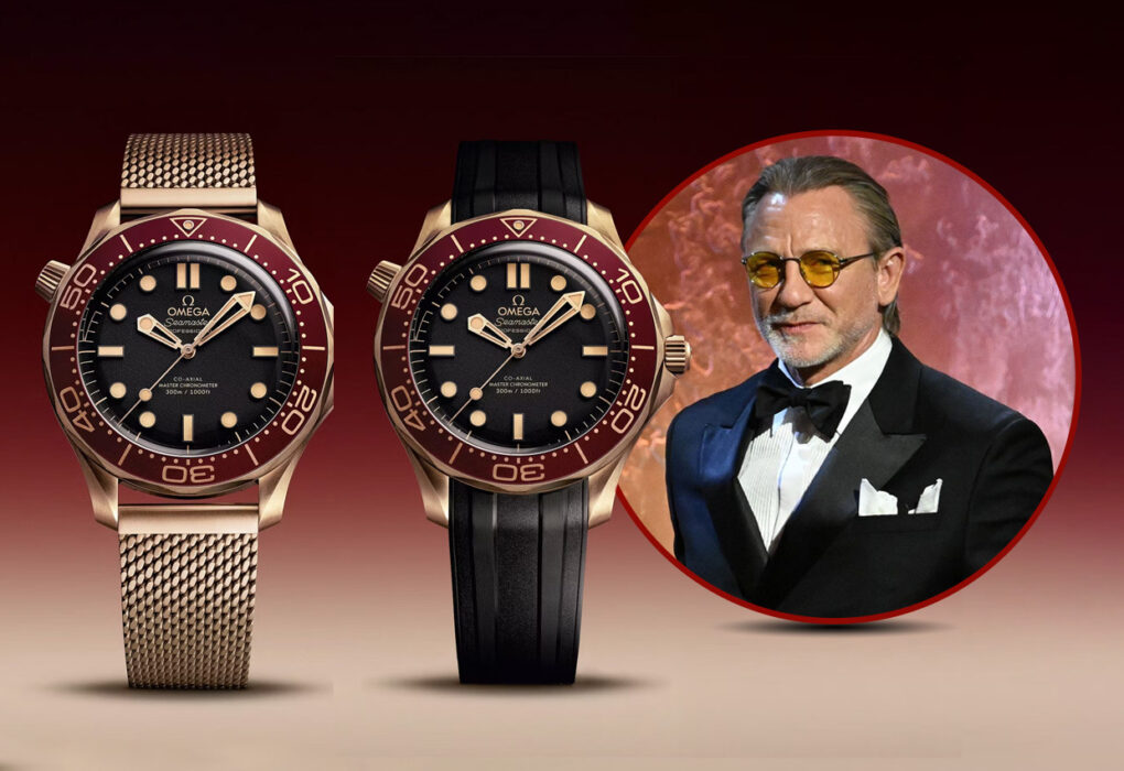 Setelah Dibocorkan Daniel Craig Tahun Lalu, Omega Rilis Seamaster Diver 300M Bronze Gold & Burgundy