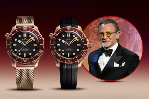 Setelah Dibocorkan Daniel Craig Tahun Lalu, Omega Rilis Seamaster Diver 300M Bronze Gold & Burgundy